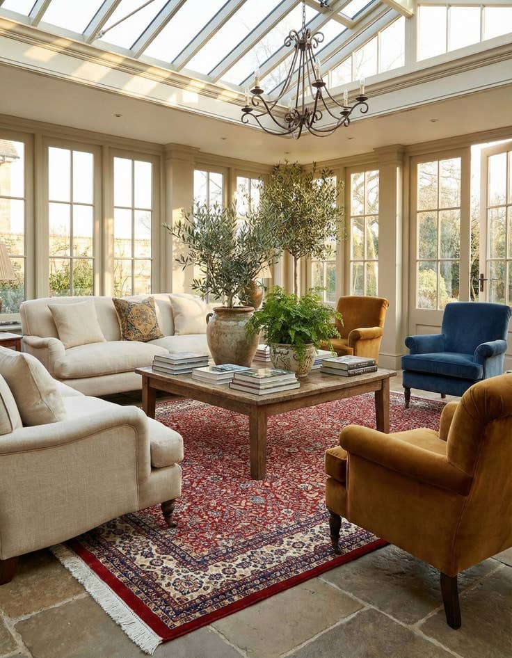 Detail image of 7' 9 x 11' 4 Tabriz Wool Rug