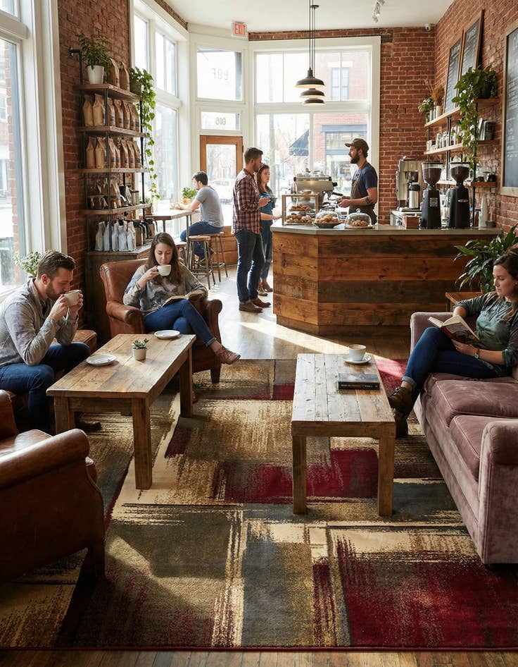 Detail image of  7' 10 x 11' Cafe Rug