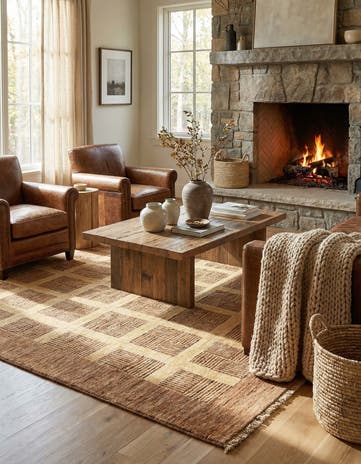 5' x 6' 4 Juma Wool Rug