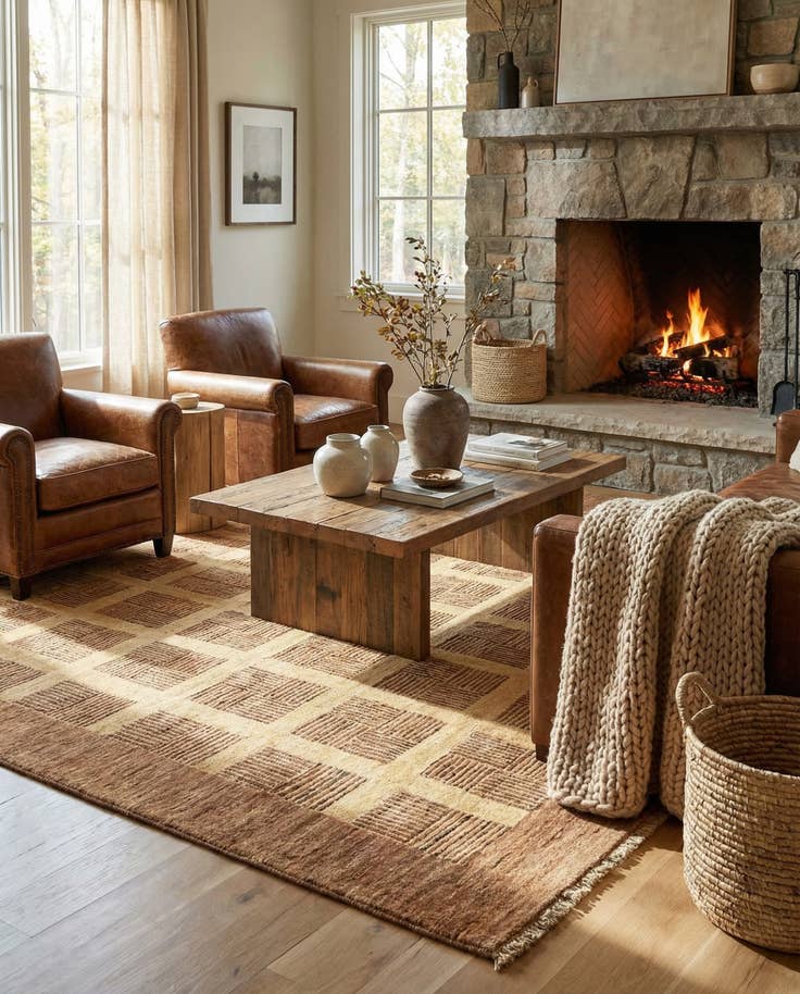 Detail image of 5' x 6' 4 Juma Wool Rug