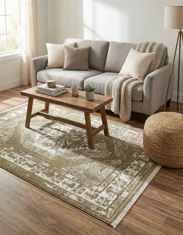 4' x 6' Nain Design Rug
