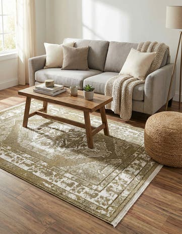 4' x 6' Nain Design Rug