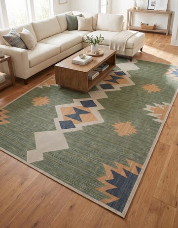 10' x 14' Easy-Clean Baja Indoor / Outdoor Rug