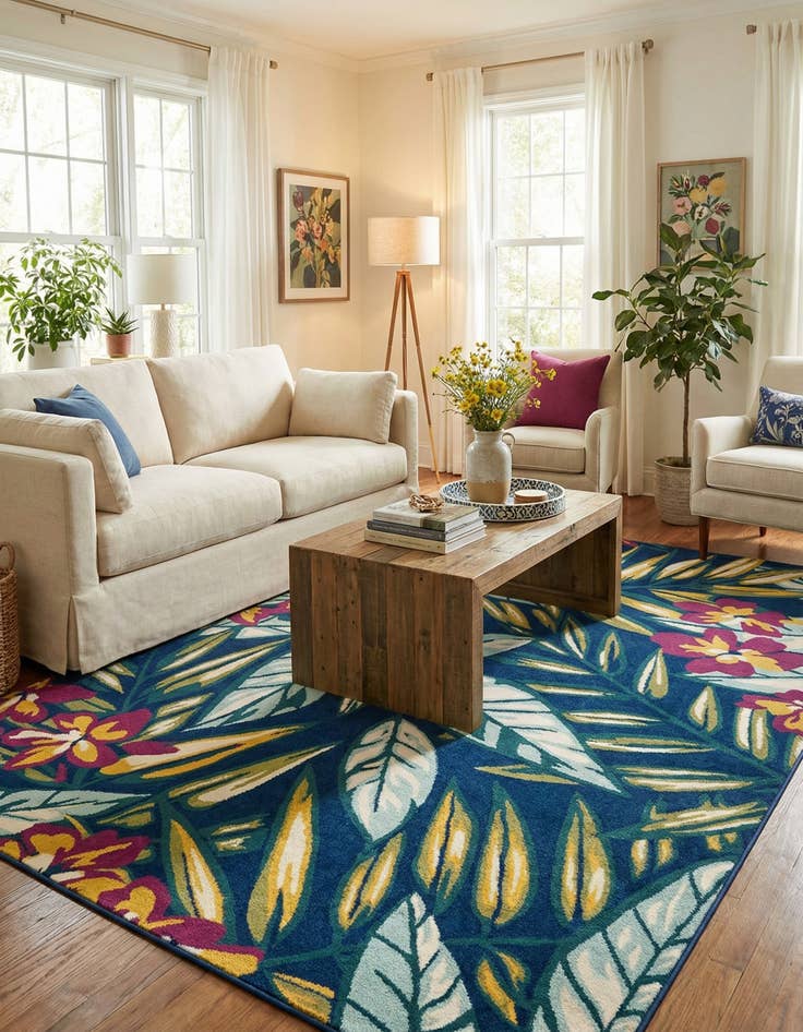 Detail image of 9' x 12' Bloom Rug