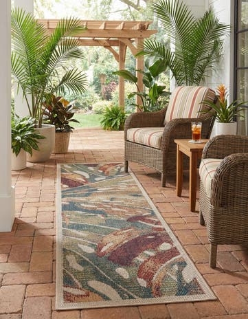 2' x 7' 1 Easy-Clean Baja Indoor / Outdoor Runner Rug