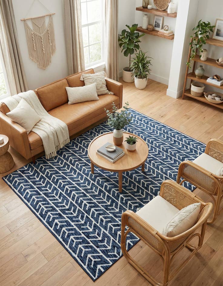 Detail image of 6' x 9'  Washable Sabrina Soto Aston Indoor / Outdoor Rug