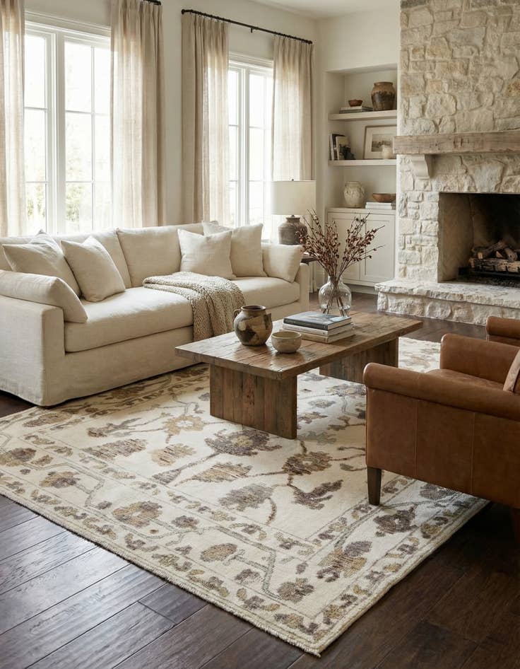 Detail image of 8' 8 x 12' 1  Hand Knotted Moroccan Wool Rug