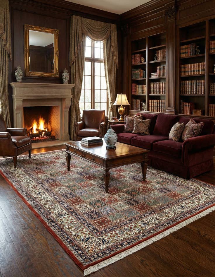 Detail image of 6' 6 x 9' 5 Mood Wool Rug