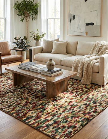 5' x 6' Hand Knotted Darya Wool Rug