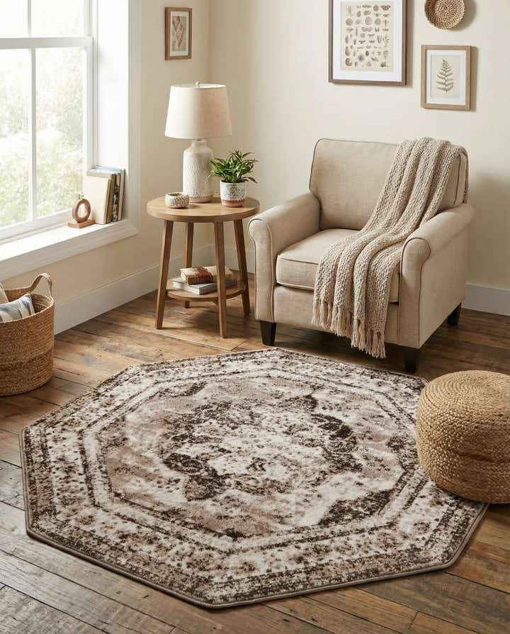 4' 1 x 4' 1 Monte Carlo Octagon Rug
