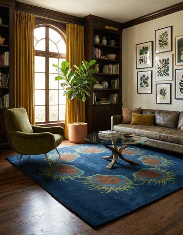 7' 6 x 7' 7 Agra Square Rug