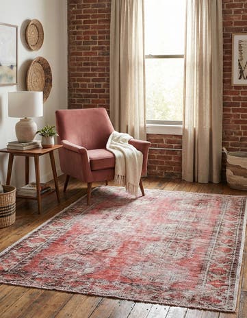 3' 9 x 6' 4 Hand Knotted Ultra Vintage Persian Wool Rug