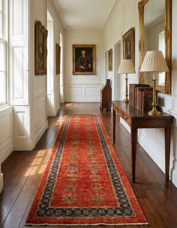 2' 8 x 9' 9 Luribaft Wool Runner Rug