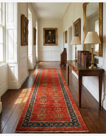 2' 8 x 9' 9 Luribaft Wool Runner Rug