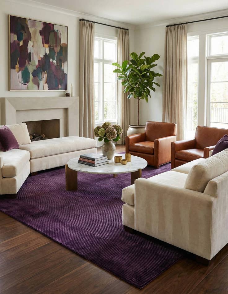 Detail image of 7' 11 x 9' 9  Hand Knotted Darya Wool Rug