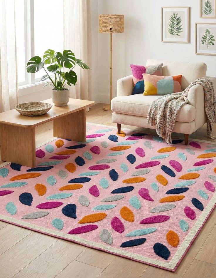 Detail image of 7' 10 x 7' 10  Washable Aruba Indoor / Outdoor Square Rug