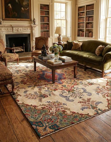 6' 10 x 10' 7 Vintage Wool Rug