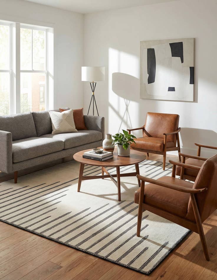 Detail image of 10' x 10' Prismatic Square Rug