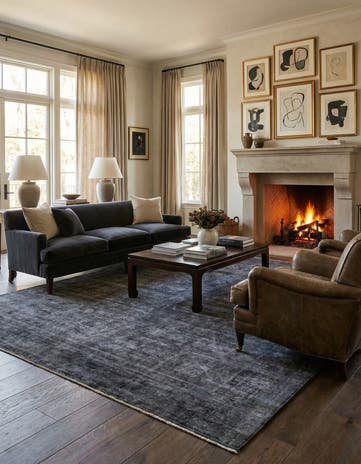 9' 9 x 12' 6 Hand Knotted Ultra Vintage Wool Rug