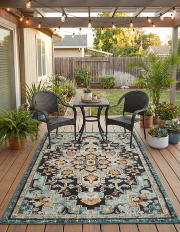 5' x 7' Easy-Clean Casablanca Indoor / Outdoor Rug