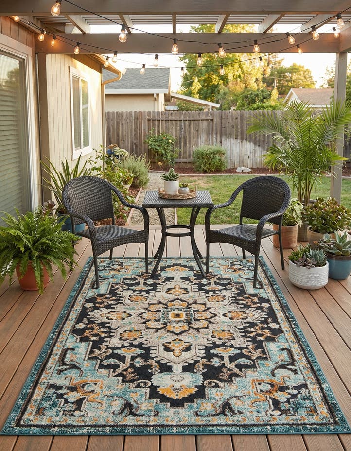 5' x 7' Easy-Clean Casablanca Indoor / Out...
