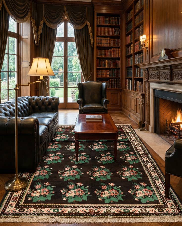 Detail image of 4' 11 x 6' 11 Mehraban Rug