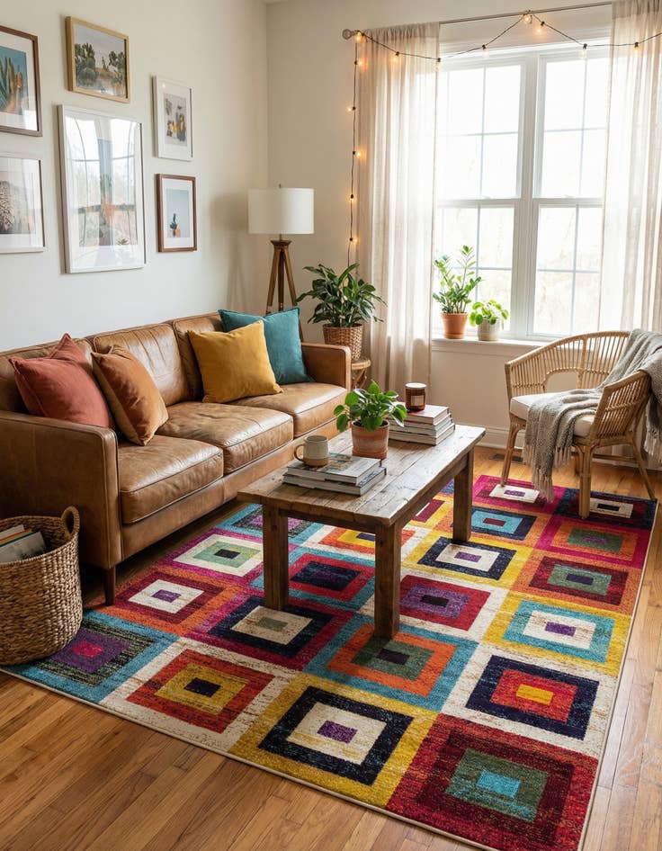 Detail image of 9' x 12' 2  Washable Casablanca Rug