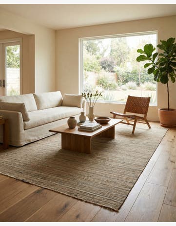 5' 7 x 7' 11 Hand Woven Kilim Modern Wool Rug