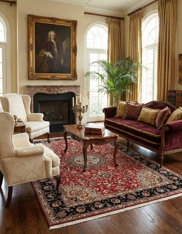 4' 11 x 7' 2 Tabriz Rug