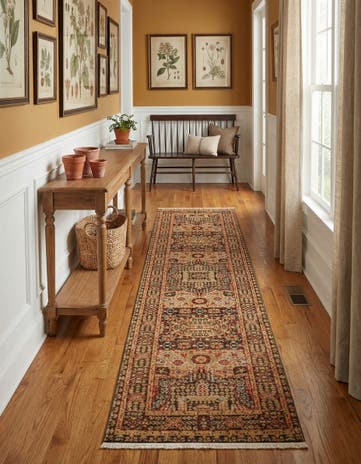 Brown Amina Runner Rug