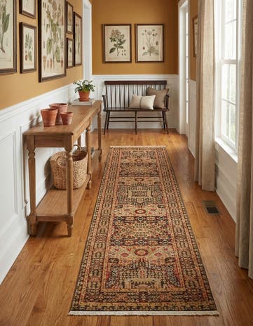 Brown Amina Runner Rug