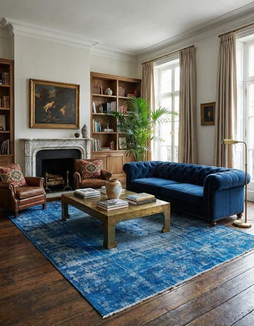 7' x 9' 6 Vintage Royal Wool Rug