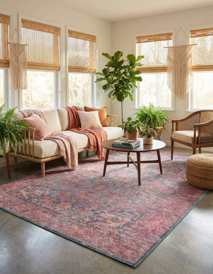 Detail image of 9' 2 x 12'  Washable Mangata Rug