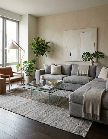 9' 4 x 12' Hand Woven Kilim Modern Wool Rug
