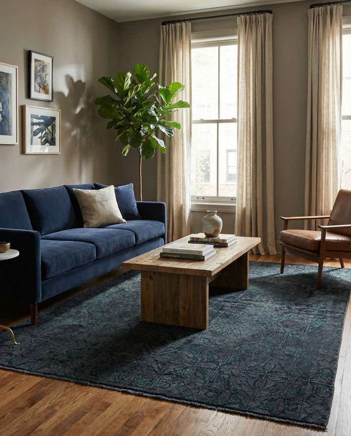 4' 11 x 7' 11 Hand Knotted Darya Rug