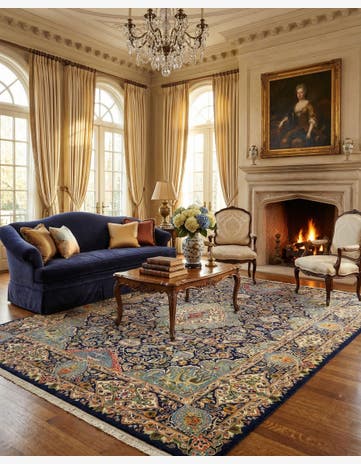 9' 6 x 12' 8 Tabriz Wool Rug