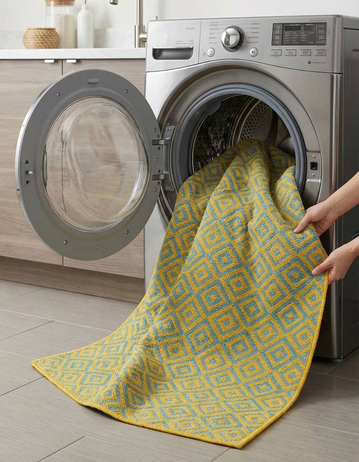 Detail image of 7' 10 x 7' 10  Washable Jill Zarin Costa Rica Indoor / Outdoor Square Rug