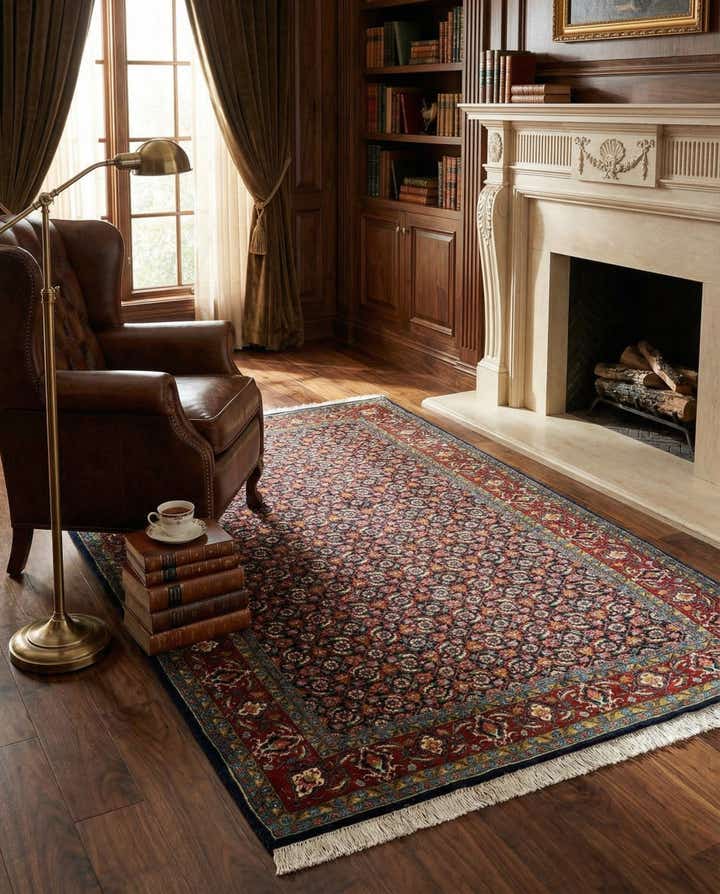4' 6 x 7' 1 Ghiassabad Rug