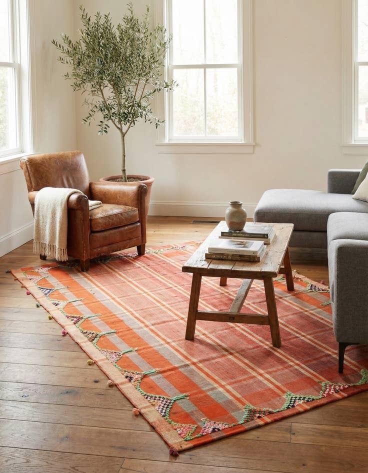 Detail image of  4' 11 x 6' 8 Jajim Rug