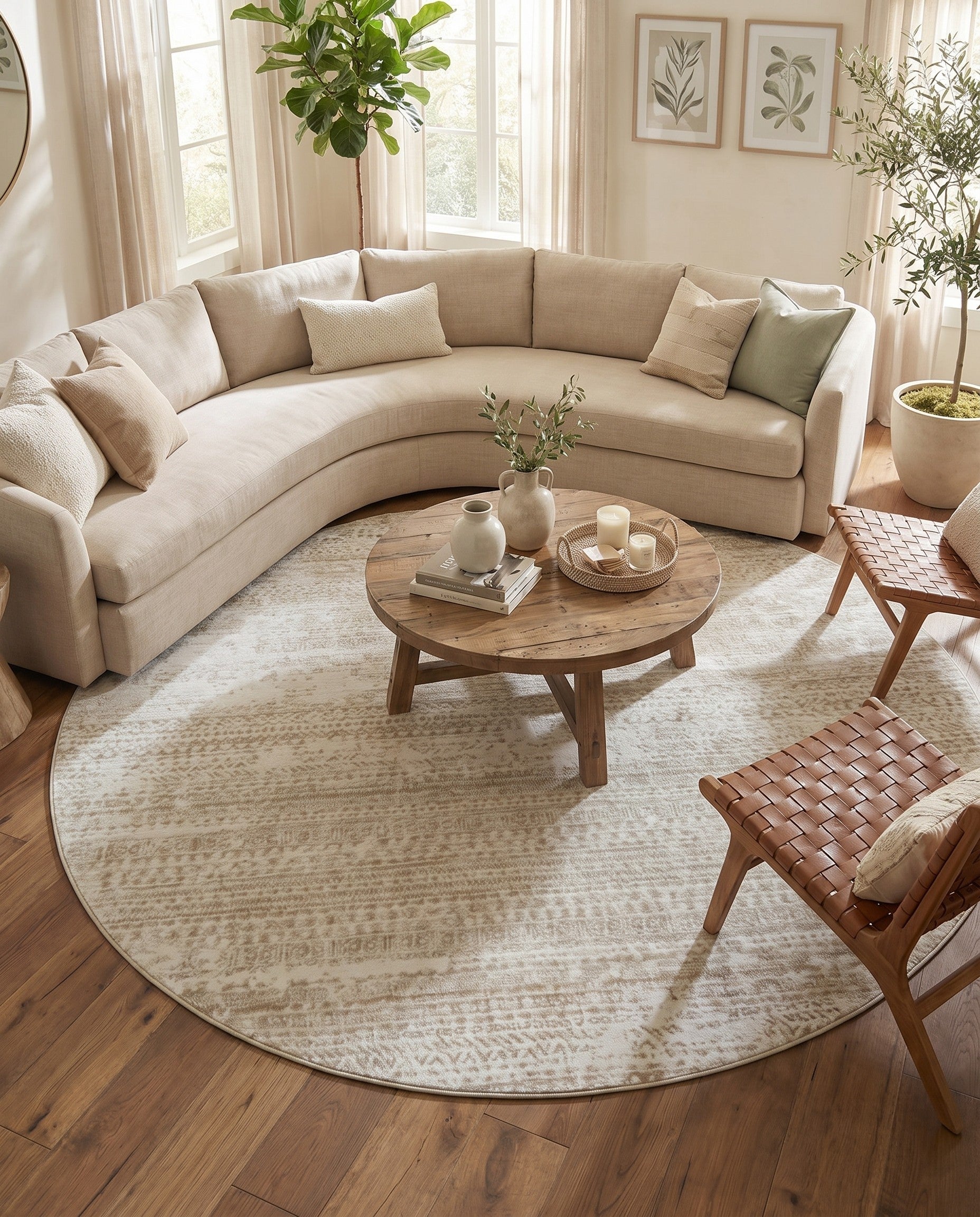 10' x 10' Hermitage Round Rug