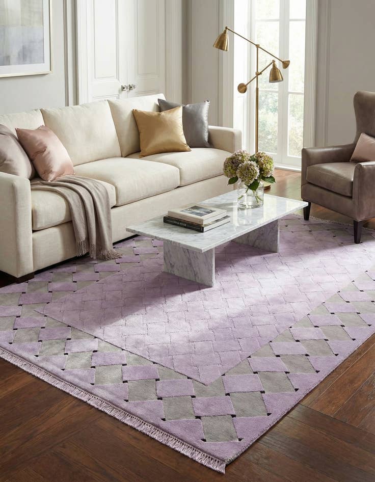 Detail image of 5' 5 x 7' 9  Hand Knotted Darya Wool Rug