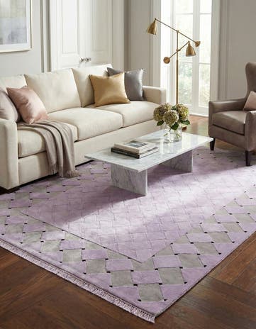 5' 5 x 7' 9 Hand Knotted Darya Wool Rug