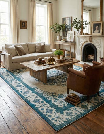 7' 9 x 11' 3 Hand Knotted Ultra Vintage Persian Wool Rug