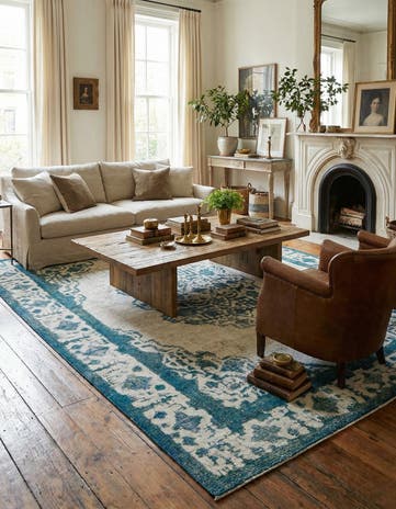 7' 9 x 11' 3 Hand Knotted Ultra Vintage Persian Wool Rug