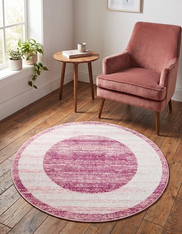 Jill Zarin 3' x 3' Uptown Yorkville Round Rug