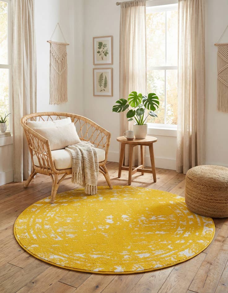 Detail image of 4' x 4' Lennon Round Rug