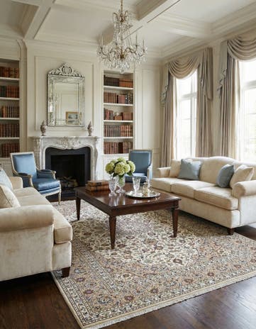 8' 6 x 11' 6 Tabriz Wool Rug