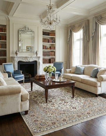 8' 6 x 11' 6 Tabriz Wool Rug