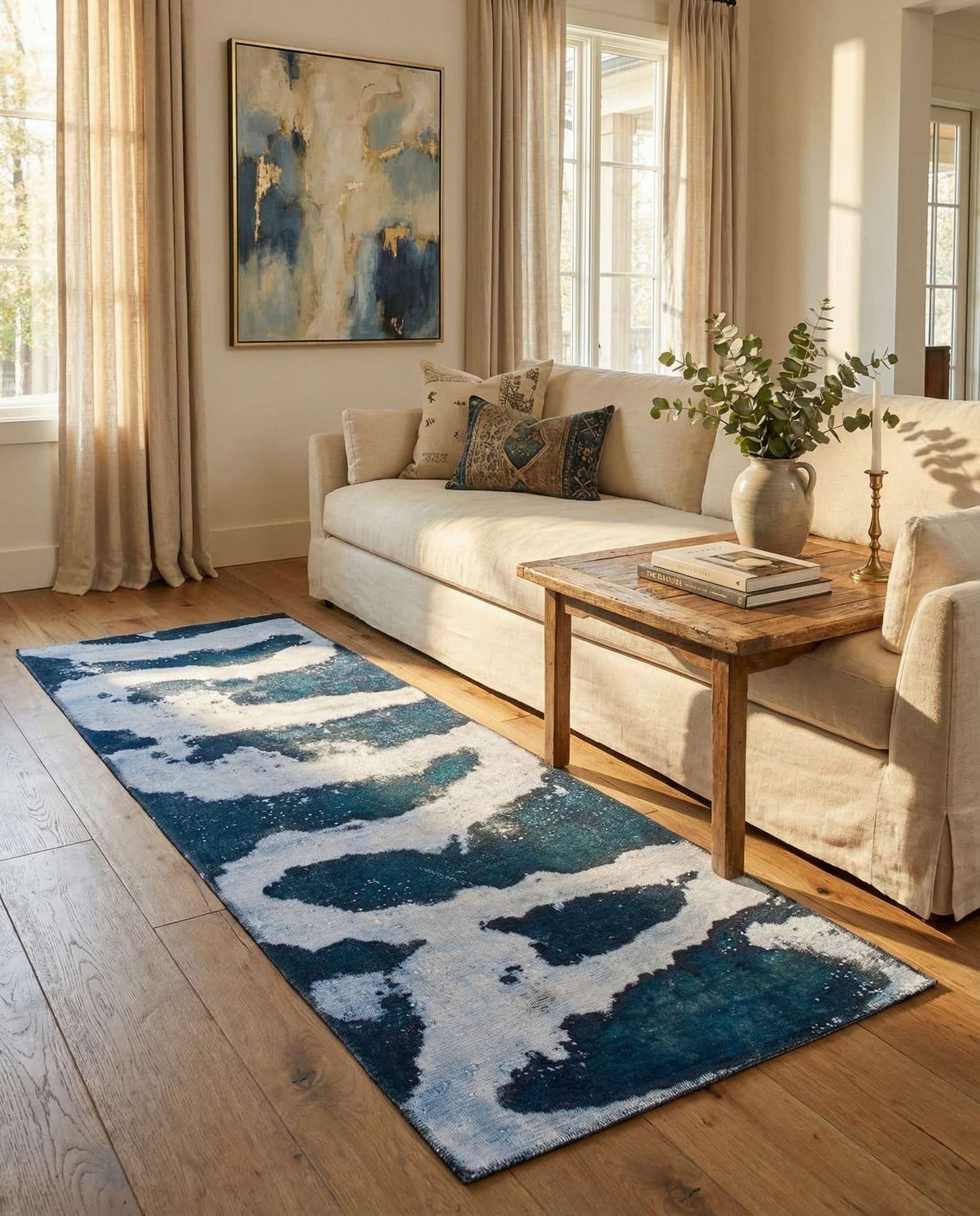 3' x 6' Hand Knotted Ultra Vintage Persian Wool Runner Rug