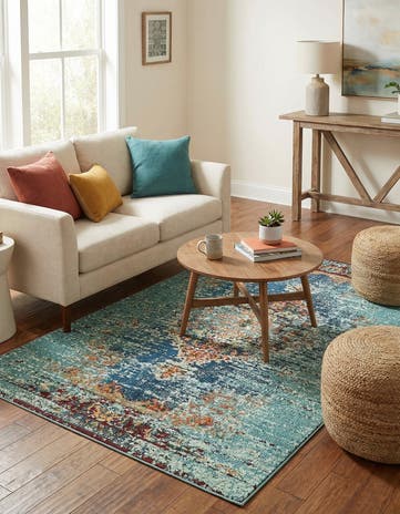 4' x 6' Washable Carnevale Rug